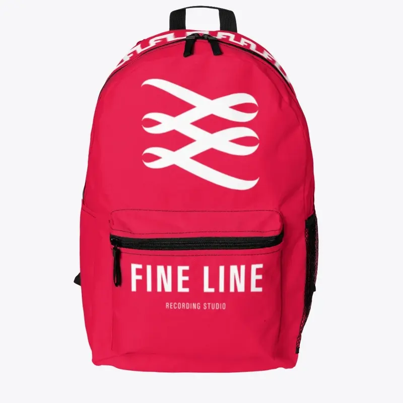 Ribbon Backpack with Logo Trim