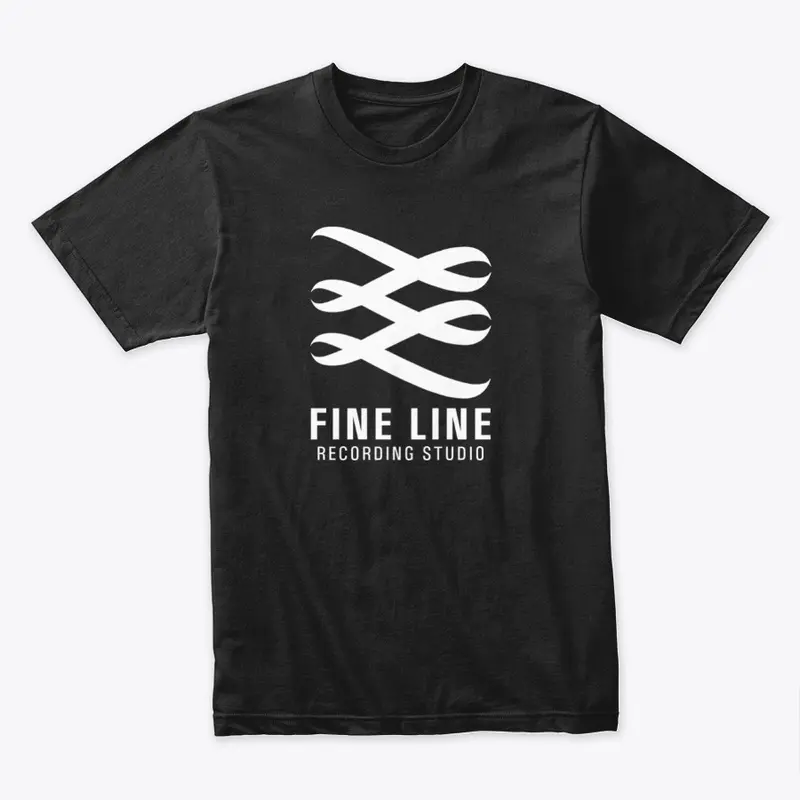 Fine Line with Ribbon Fitted T-Shirt