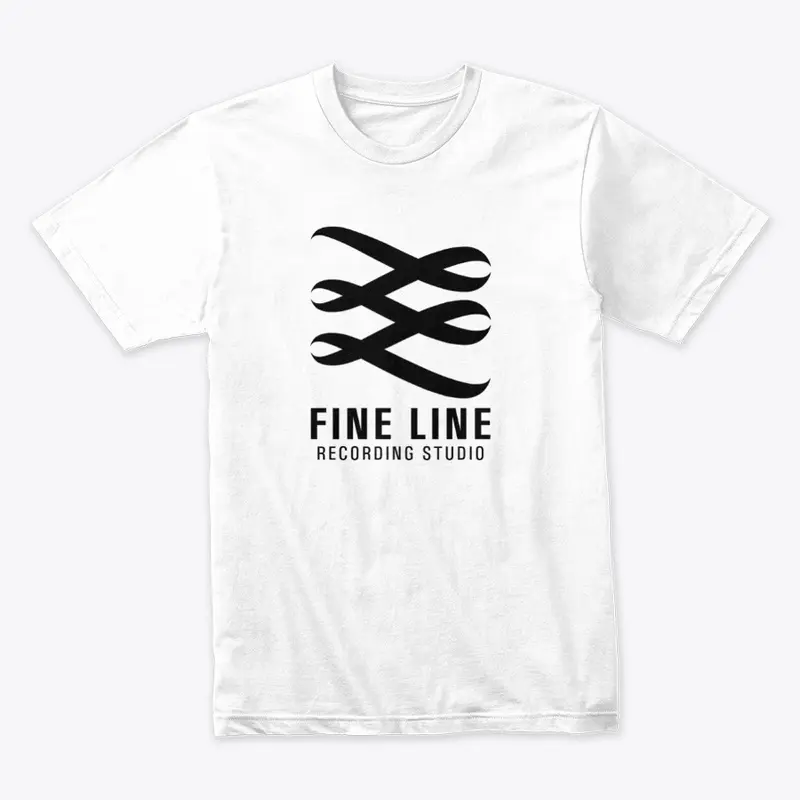 Fine Line with Ribbon Fitted T-Shirt